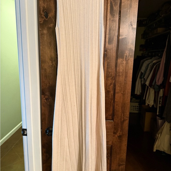 a new day Cream Sleeveless Ribbed Maxi Dress - Picture 2 of 3